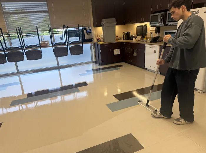 Cafe & breakroom floor care