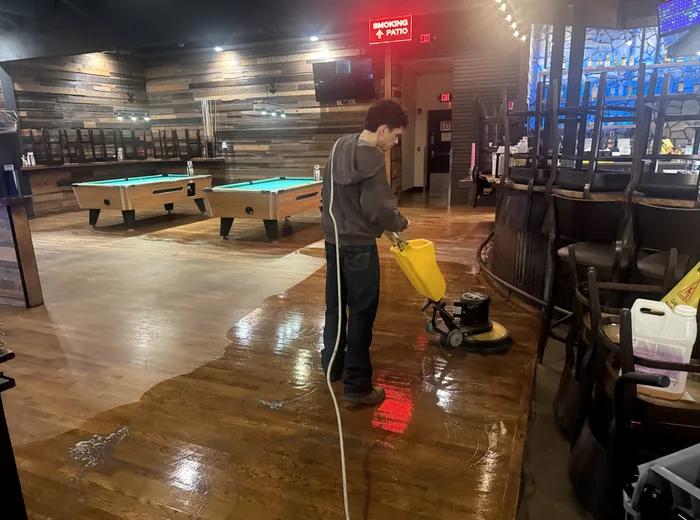 Wood floor restoration